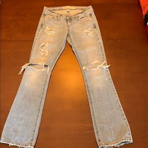 Distressed Abercrombie & Fitch Jeans